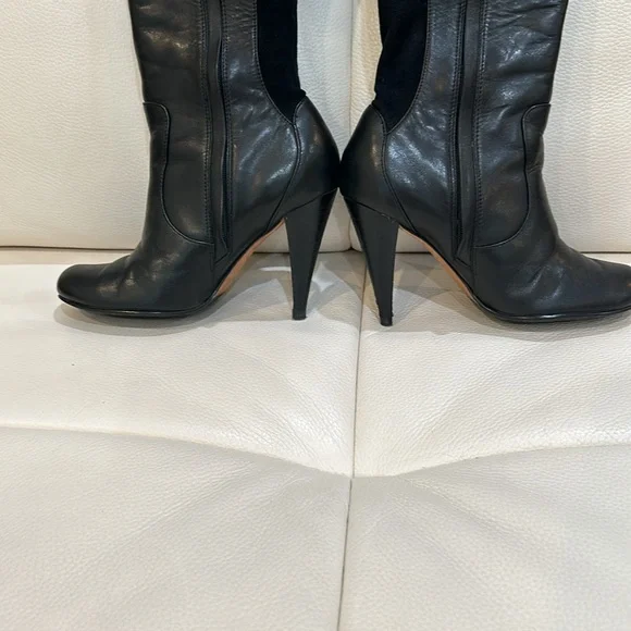 Cole Haan BLACK AIR JALISA TALL BOOT with Zip Closure in Size 4.5 В - Picture 12 of 17